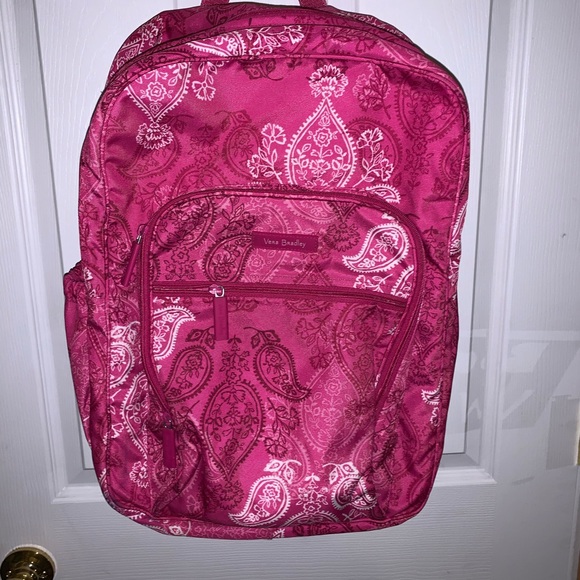 Used once for road trip vera Bradley pink backpack